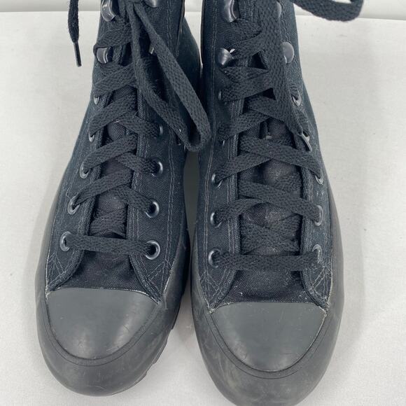 Converse Ctas Chuck Taylor Lugged High Black Sneaker Size 7 - Picture 5 of 10